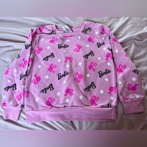 Barbie Pink Sweatshirt with Stars
